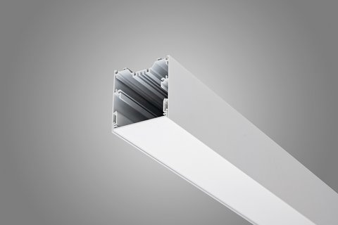 K80 system light with acrylic glass cover
